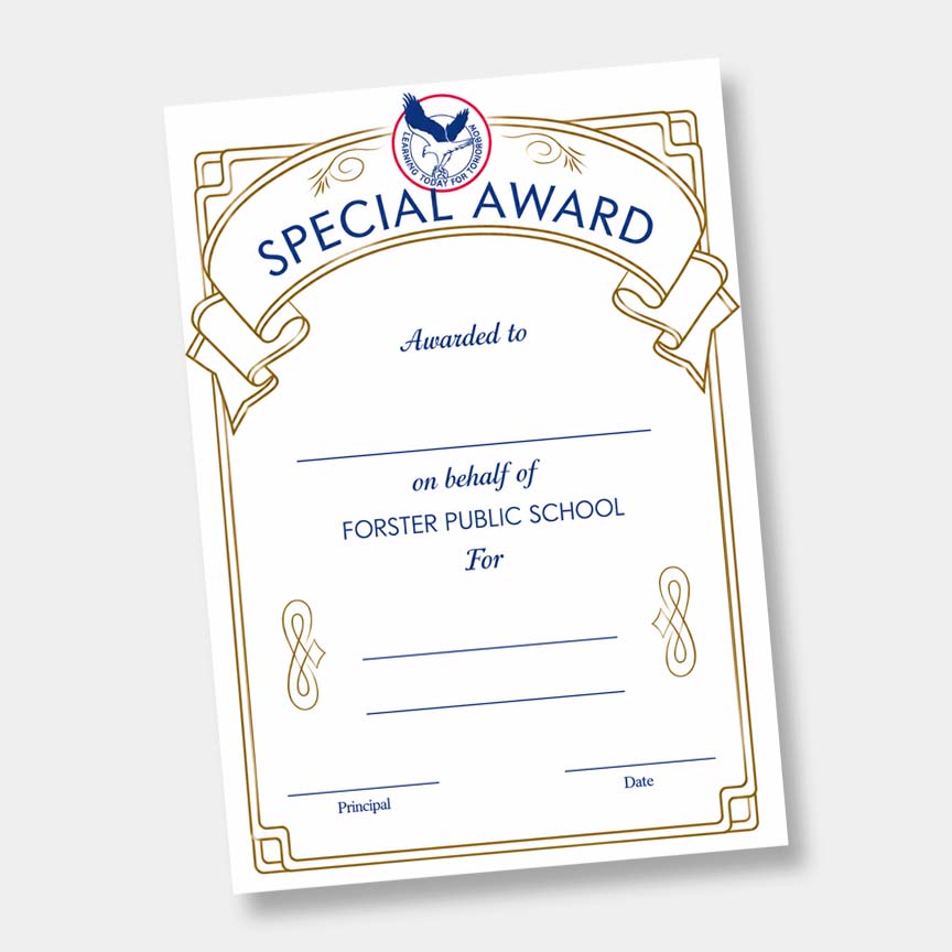Certificates printed in Taree, Forster-Tuncurry NSW