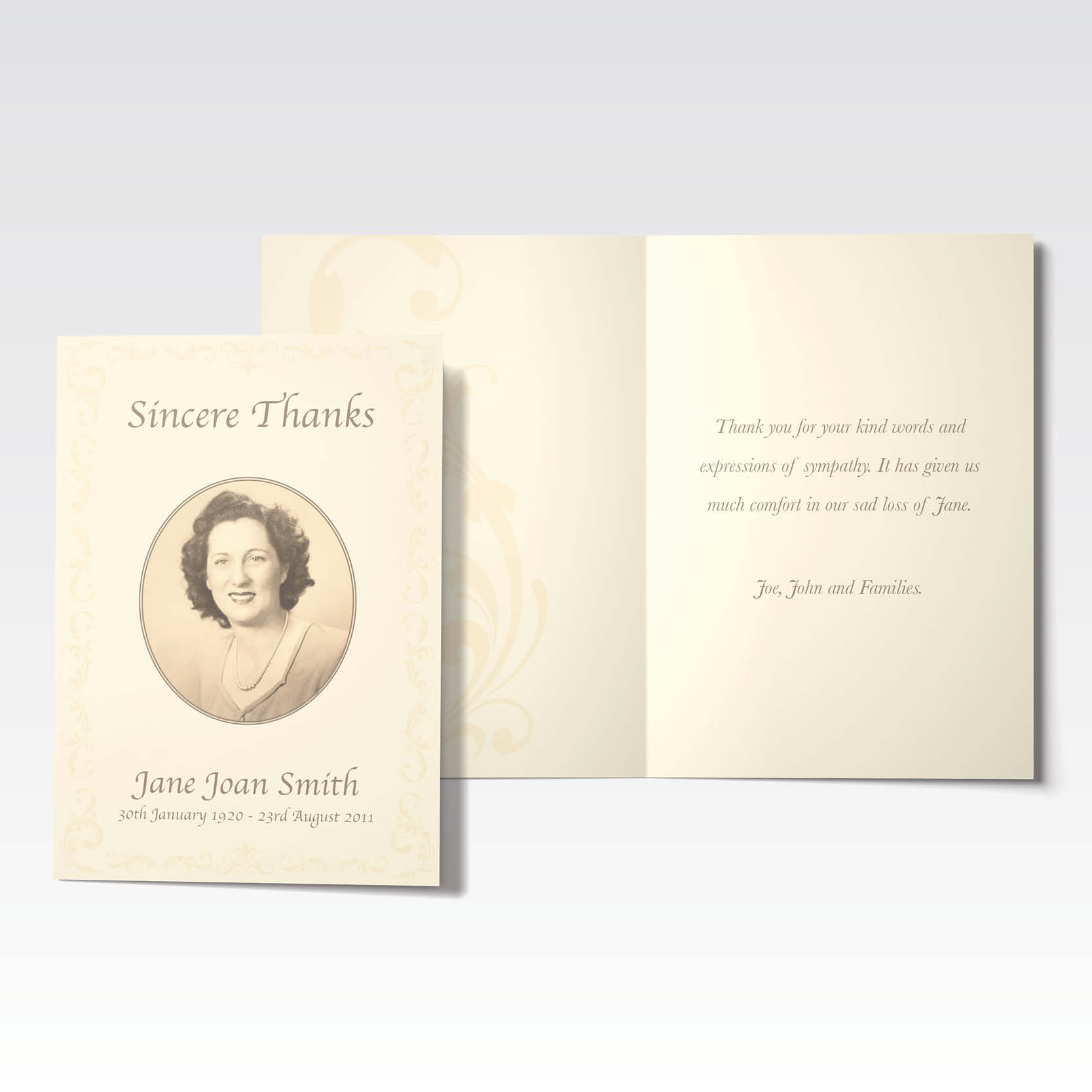 Mourning Stationery