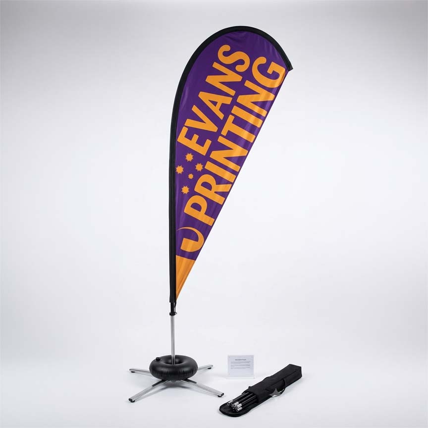 Teardrop Flags for print in Taree and Forster NSW