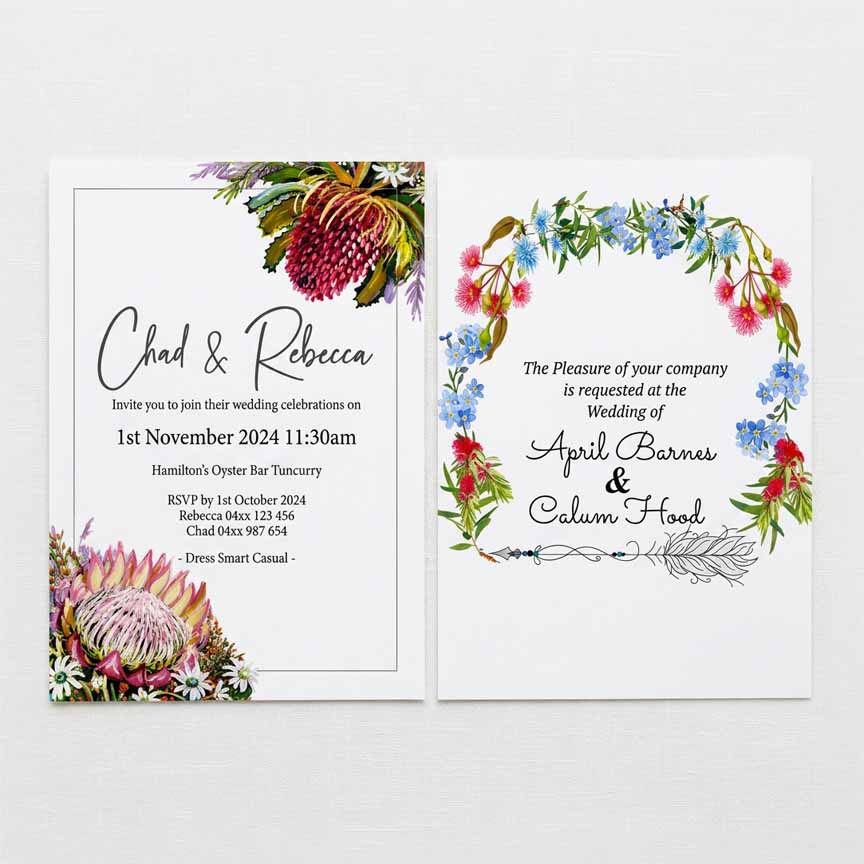 Buy Wedding Stationery online in Taree and Forster-Tuncurry NSW
